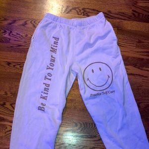 Pacsun/Smiley sweatpants